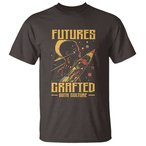 Afrofuturism African American T Shirt Futures Crafted With Culture TS09 Dark Chocolate Print Your Wear