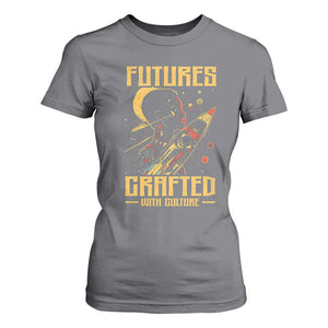 Afrofuturism African American T Shirt For Women Futures Crafted With Culture TS09 Charcoal Print Your Wear