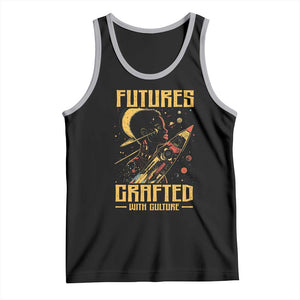 Afrofuturism African American Tank Top Futures Crafted With Culture TS09 Black Athletic Heather Print Your Wear