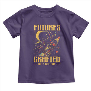 Afrofuturism African American Toddler T Shirt Futures Crafted With Culture TS09 Purple Print Your Wear