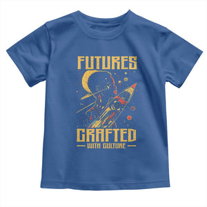 Afrofuturism African American Toddler T Shirt Futures Crafted With Culture TS09 Royal Blue Print Your Wear