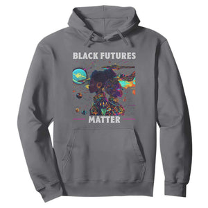 Afrofuturism African American Hoodie Black Futures Matter TS09 Charcoal Print Your Wear