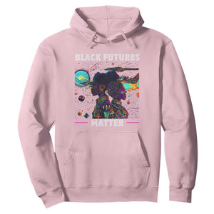 Afrofuturism African American Hoodie Black Futures Matter TS09 Light Pink Print Your Wear