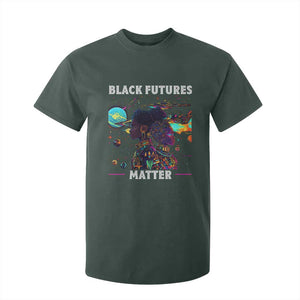 Afrofuturism African American T Shirt For Kid Black Futures Matter TS09 Dark Forest Green Print Your Wear