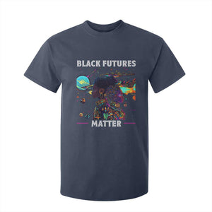 Afrofuturism African American T Shirt For Kid Black Futures Matter TS09 Navy Print Your Wear