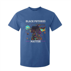 Afrofuturism African American T Shirt For Kid Black Futures Matter TS09 Royal Blue Print Your Wear