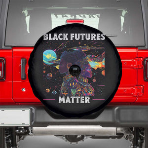 Afrofuturism African American Spare Tire Cover Black Futures Matter TS09 Black Print Your Wear