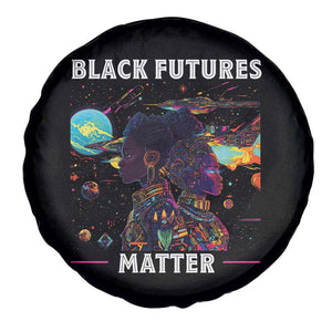 Afrofuturism African American Spare Tire Cover Black Futures Matter TS09 Print Your Wear