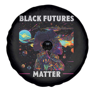 Afrofuturism African American Spare Tire Cover Black Futures Matter TS09 Print Your Wear