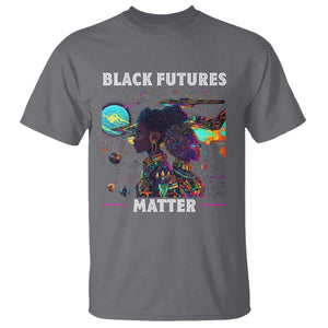 Afrofuturism African American T Shirt Black Futures Matter TS09 Charcoal Print Your Wear