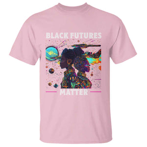 Afrofuturism African American T Shirt Black Futures Matter TS09 Light Pink Print Your Wear