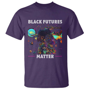 Afrofuturism African American T Shirt Black Futures Matter TS09 Purple Print Your Wear