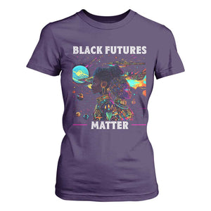 Afrofuturism African American T Shirt For Women Black Futures Matter TS09 Purple Print Your Wear