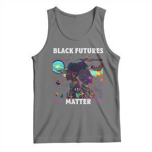 Afrofuturism African American Tank Top Black Futures Matter TS09 Black Heather Print Your Wear