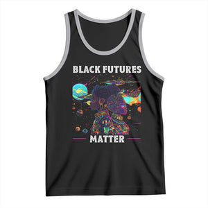 Afrofuturism African American Tank Top Black Futures Matter TS09 Black Athletic Heather Print Your Wear