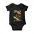 Afrofuturism African American Baby Onesie Black To The Future TS09 Black Print Your Wear