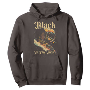 Afrofuturism African American Hoodie Black To The Future TS09 Dark Chocolate Print Your Wear