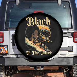 Afrofuturism African American Spare Tire Cover Black To The Future TS09 No hole Black Print Your Wear