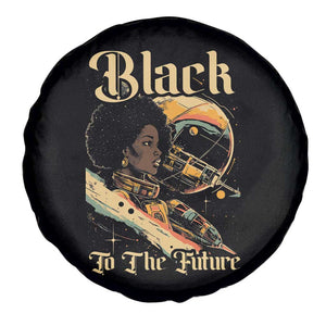 Afrofuturism African American Spare Tire Cover Black To The Future TS09 Print Your Wear