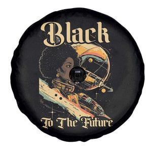 Afrofuturism African American Spare Tire Cover Black To The Future TS09 Print Your Wear