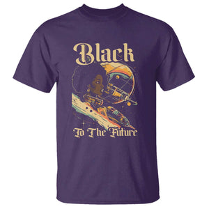 Afrofuturism African American T Shirt Black To The Future TS09 Purple Print Your Wear