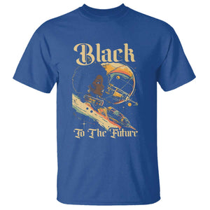 Afrofuturism African American T Shirt Black To The Future TS09 Royal Blue Print Your Wear