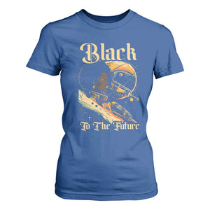 Afrofuturism African American T Shirt For Women Black To The Future TS09 Royal Blue Print Your Wear