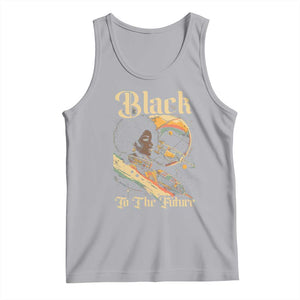 Afrofuturism African American Tank Top Black To The Future TS09 Athletic Heather Print Your Wear