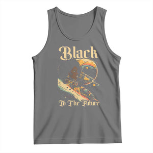 Afrofuturism African American Tank Top Black To The Future TS09 Black Heather Print Your Wear