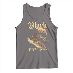 Afrofuturism African American Tank Top Black To The Future TS09 Deep Heather Print Your Wear