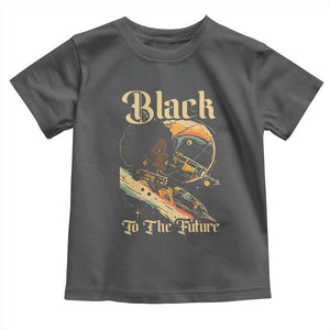 Afrofuturism African American Toddler T Shirt Black To The Future TS09 Dark Heather Print Your Wear