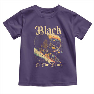 Afrofuturism African American Toddler T Shirt Black To The Future TS09 Purple Print Your Wear