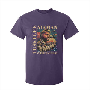 Tuskegee Airman T Shirt For Kid American Heroes US Pilots Black History TS09 Purple Print Your Wear