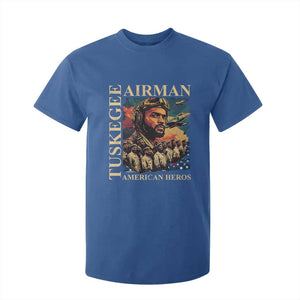 Tuskegee Airman T Shirt For Kid American Heroes US Pilots Black History TS09 Royal Blue Print Your Wear