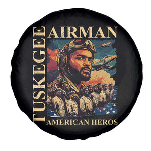 Tuskegee Airman Spare Tire Cover American Heroes US Pilots Black History TS09 Print Your Wear