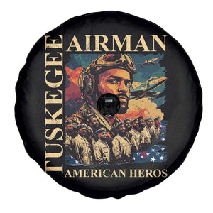 Tuskegee Airman Spare Tire Cover American Heroes US Pilots Black History TS09 Print Your Wear