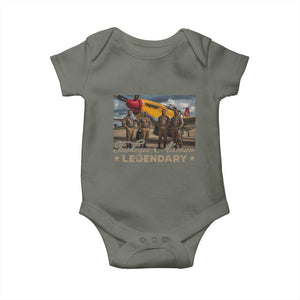 Tuskegee Airman Baby Onesie Legendary US Pilots Black History TS09 Military Green Print Your Wear