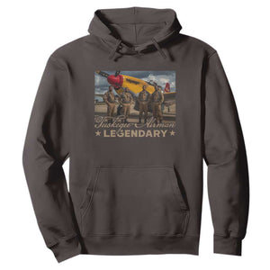 Tuskegee Airman Hoodie Legendary US Pilots Black History TS09 Dark Chocolate Print Your Wear