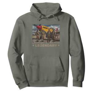 Tuskegee Airman Hoodie Legendary US Pilots Black History TS09 Military Green Print Your Wear