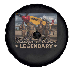 Tuskegee Airman Spare Tire Cover Legendary US Pilots Black History TS09 Print Your Wear