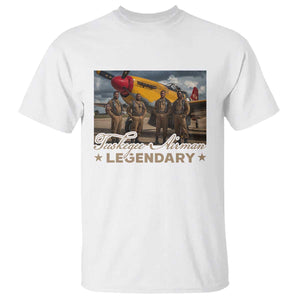 Tuskegee Airman T Shirt Legendary US Pilots Black History TS09 White Print Your Wear