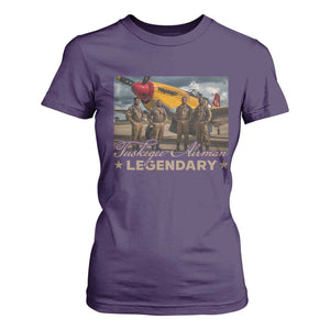 Tuskegee Airman T Shirt For Women Legendary US Pilots Black History TS09 Purple Print Your Wear