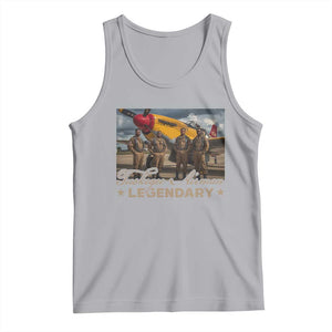 Tuskegee Airman Tank Top Legendary US Pilots Black History TS09 Athletic Heather Print Your Wear