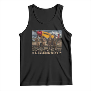 Tuskegee Airman Tank Top Legendary US Pilots Black History TS09 Black Print Your Wear