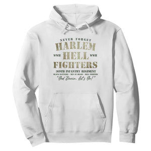 Harlem Hellfighters Hoodie American Black History Military Soldiers TS09 White Print Your Wear