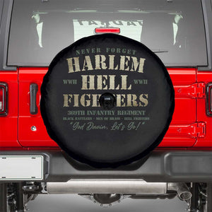 Harlem Hellfighters Spare Tire Cover American Black History Military Soldiers TS09 Black Print Your Wear