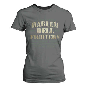 Harlem Hellfighters T Shirt For Women American Black History Military Soldiers TS09 Dark Heather Print Your Wear