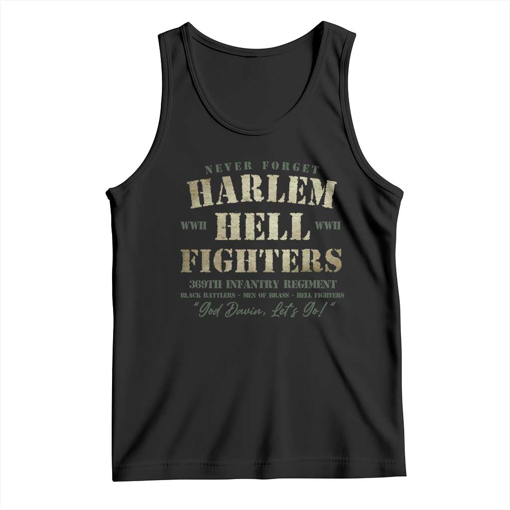 Harlem Hellfighters Tank Top American Black History Military Soldiers TS09 Black Print Your Wear