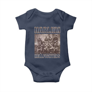 Harlem Hellfighters Baby Onesie The 369th Infantry Regiment American Black History Military Soldiers TS09 Navy Print Your Wear