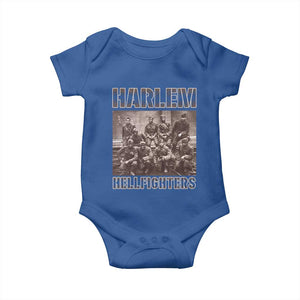 Harlem Hellfighters Baby Onesie The 369th Infantry Regiment American Black History Military Soldiers TS09 Royal Blue Print Your Wear